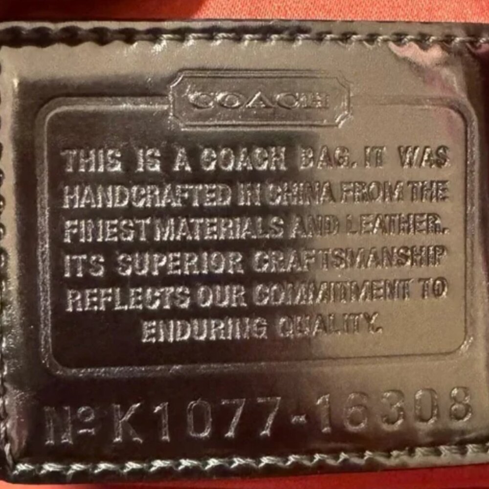 Coach Poppy Petal Print Rocker Satchel Purse (Vintage) 2010 Y2K - 16 Yrs Old! - Picture 2 of 5